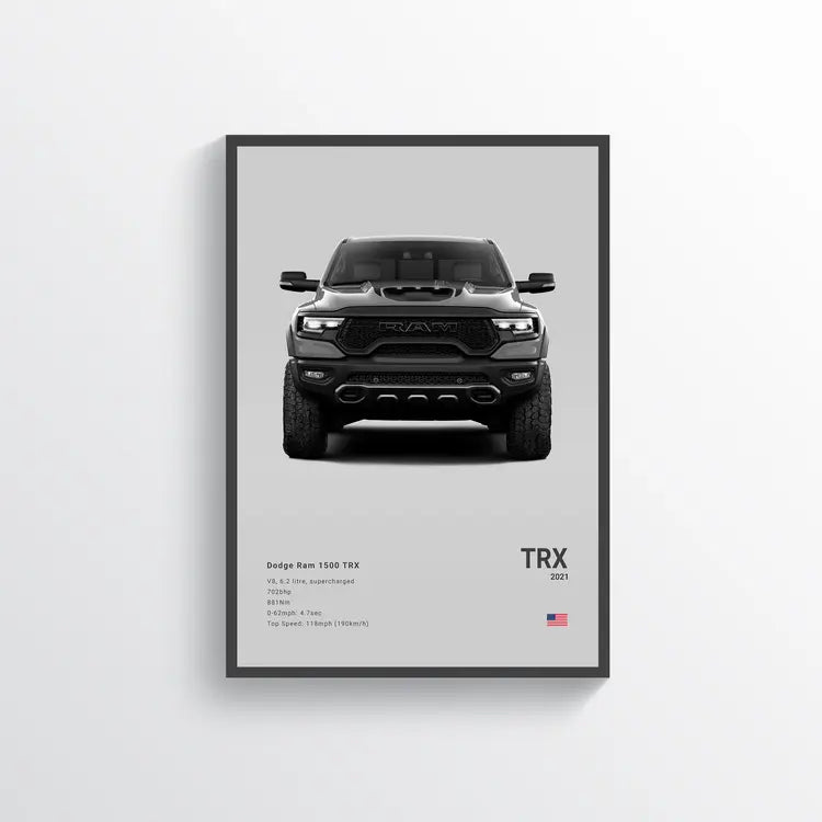 Dodge Ram 1500 TRX 2021 Gris / 60x90 Drivarts