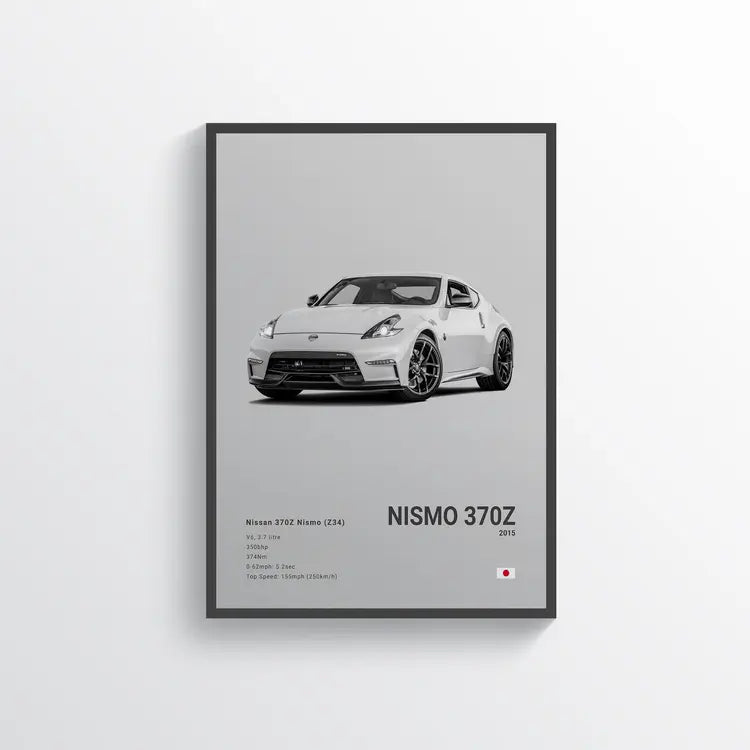 Nissan 370Z Nismo 2015 Gris / 60x90 Drivarts