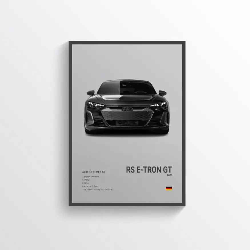 Audi RS E-Tron GT 2021 Gris / 60x90 Drivarts