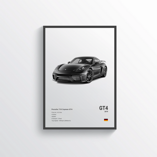 Porsche 718 Caimán GT4 2019 