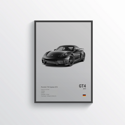 Porsche 718 Cayman GT4 2019