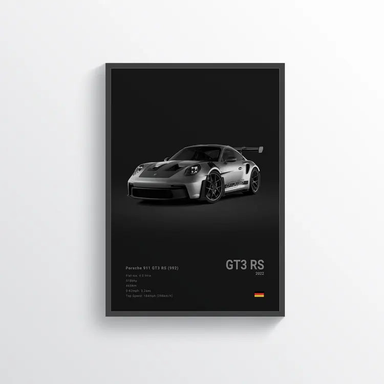 Poster Porsche 911 GT3 RS 2022 - Drivarts.com | Porsche poster Poster Porsche 911 GT3 RS 2022 - Drivarts.com | Porsche poster